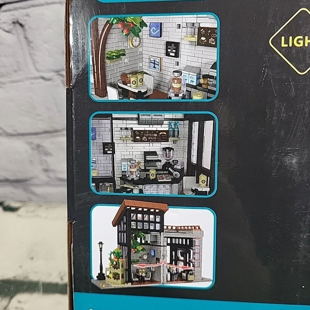 XMORK Coffee House‎ Block Module Building Kit Set Ages 6+ 031062 1512 Pcs
